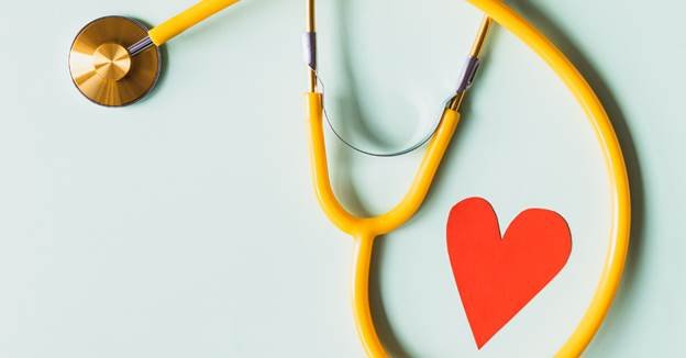 heart health with stethoscope